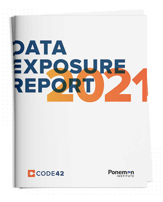 Cover image for the 2021 Data Exposure Report from Code42